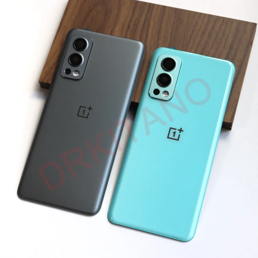 Оригинальная задняя крышка для Oneplus Nord 2 Nord2 аккумулятора заднее стекло корпуса