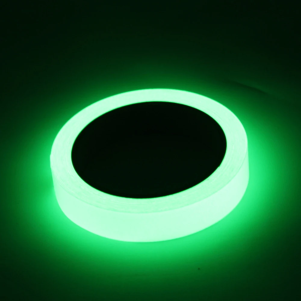 3 м/рулон 20/25/30 мм самоклеящаяся поверхность светящаяся лента светится в темноте