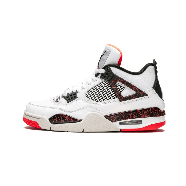 308497-116 Air Jordan 4 AJ4 Nike мужские ботинки для баскетбола, уличные АМОРТИЗИРУЮЩИЕ НЕСКОЛЬЗЯЩИЕ кроссовки, Новое поступление-308497 - Цвет: 308497-116