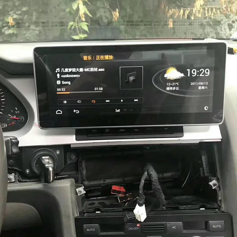 Liandlee автомобильный мультимедийный плеер NAVI 10,25 дюймов для Audi A6 C6 4F 2004~ 2011 CarPlay TPMS Радио Стерео gps навигация