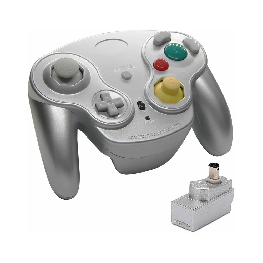 

Ergonomic Gamepad Force Feedback For NGC/Wii Game Handle Gaming Controller Gamepad Joypad 2.4G Entertainment Home Wireless