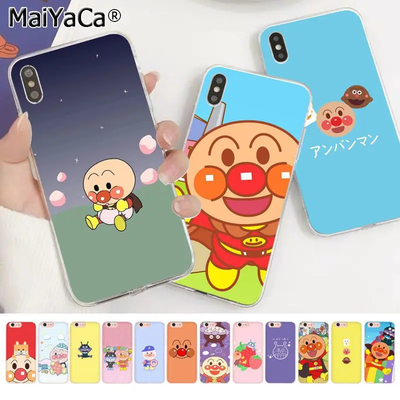 MaiYaCa милый мультяшный чехол для телефона anpanman Apple iphone 11 pro 8 7 66S Plus X XS MAX 5S SE XR Coque