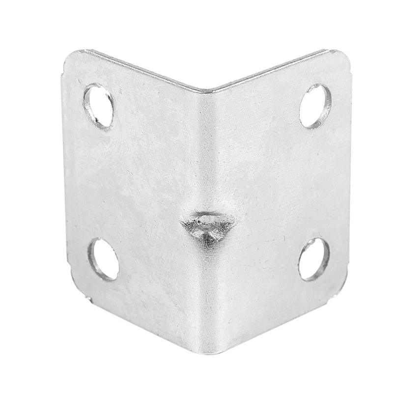 Stainless Steel Corner Braces Angle Brackets Silver Tone 8PCS | Обустройство дома