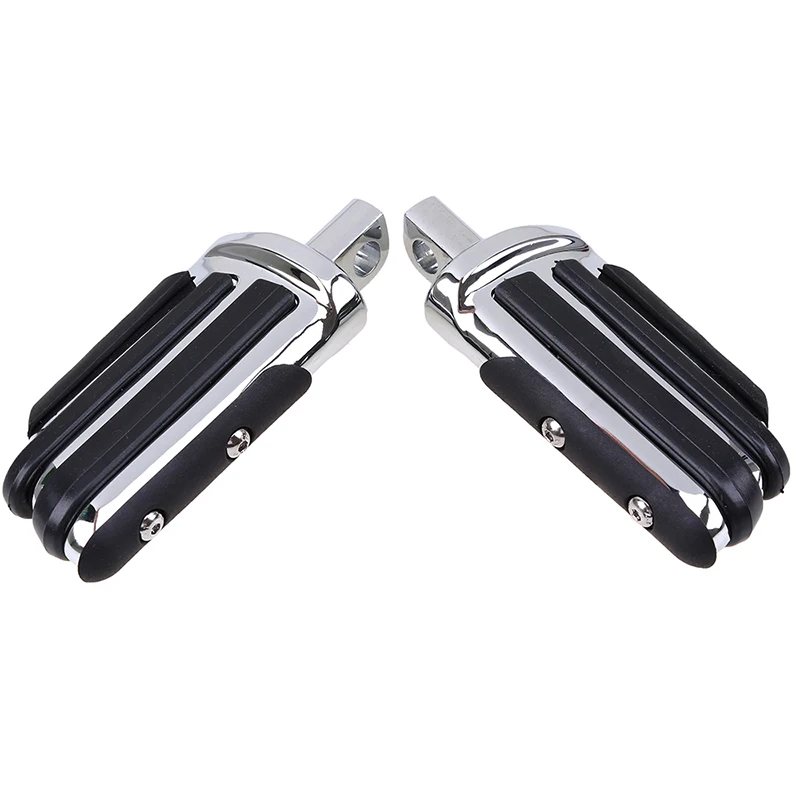 Винтажные мотоциклетные подножки POSSBAY для шоссе мотовездехода хромированные