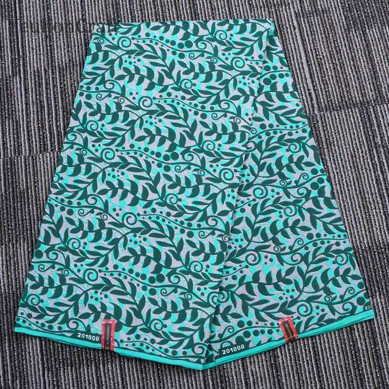 Ткань тканевая хлопчатобумажная женская голубая с принтом в виде ветки|Ткань| |