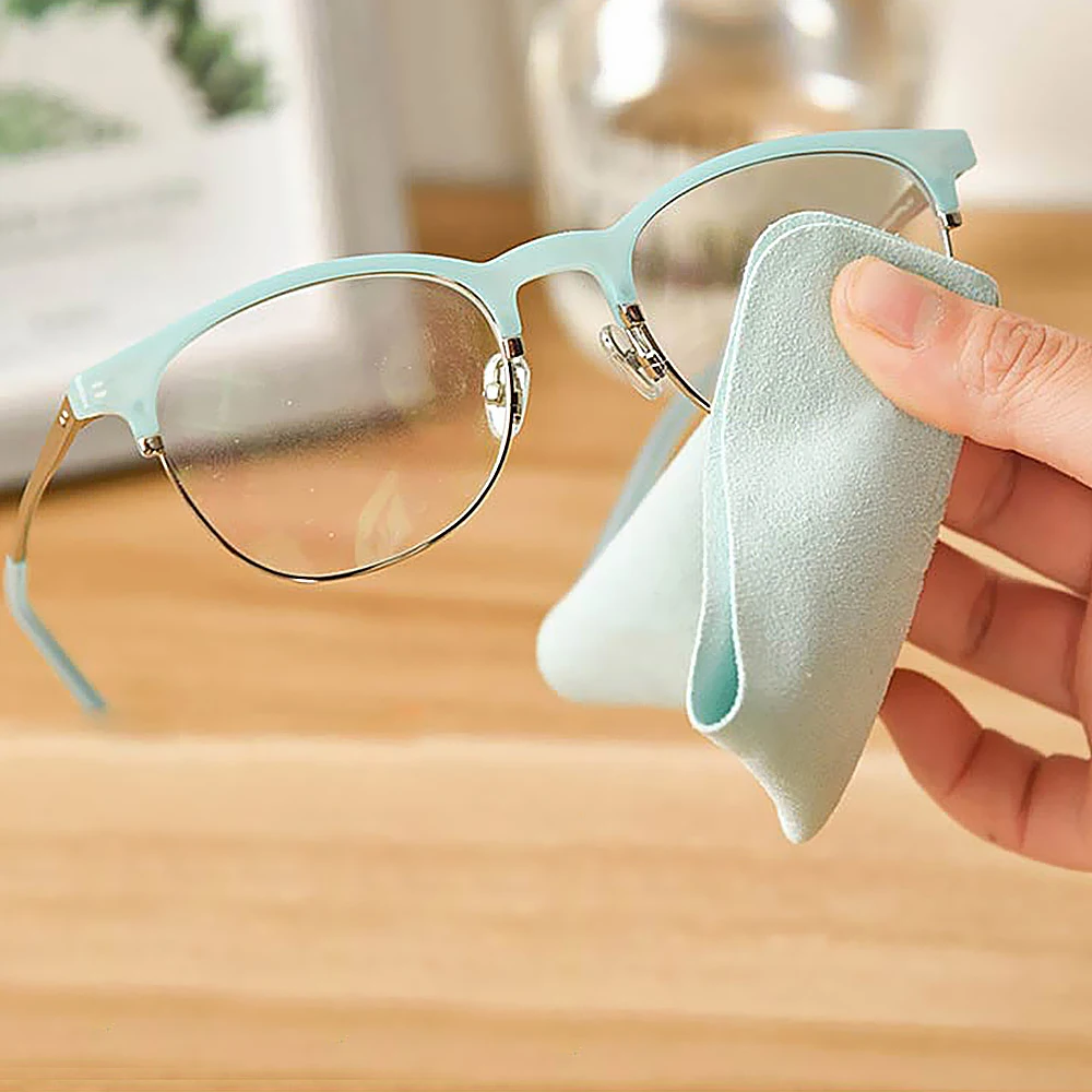 10 Pcs/Lots Eyeglasses Chamois Glasses Cleaner 150*175mm Microfiber Glasses Cleaning Cloth For Lens Phone Screen Cleaning Wipes images - 6