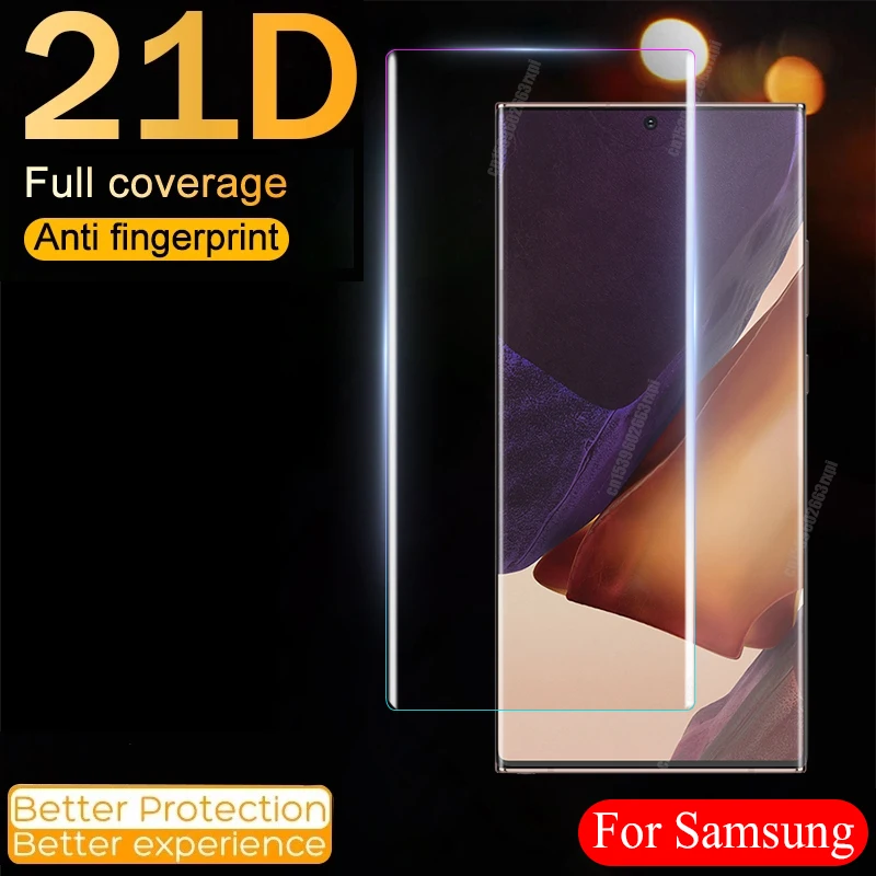 Защитная пленка из закаленного стекла для Samsung Galaxy Note20 S20 S21 ультра S10 S9 S8 Plus