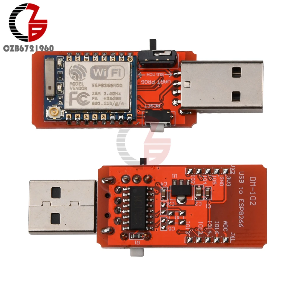 USB к ESP8266 ESP 07 ESP07 Беспроводной Wi Fi модуль Встроенная антенна 2 4G последовательный