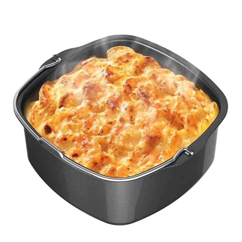 Non-Stick Air Fryer Cake Barrel Baking Pan Oven Frying Roasting Basket for HD9220 HD9225 HD9232 HD9233 HD9641 |
