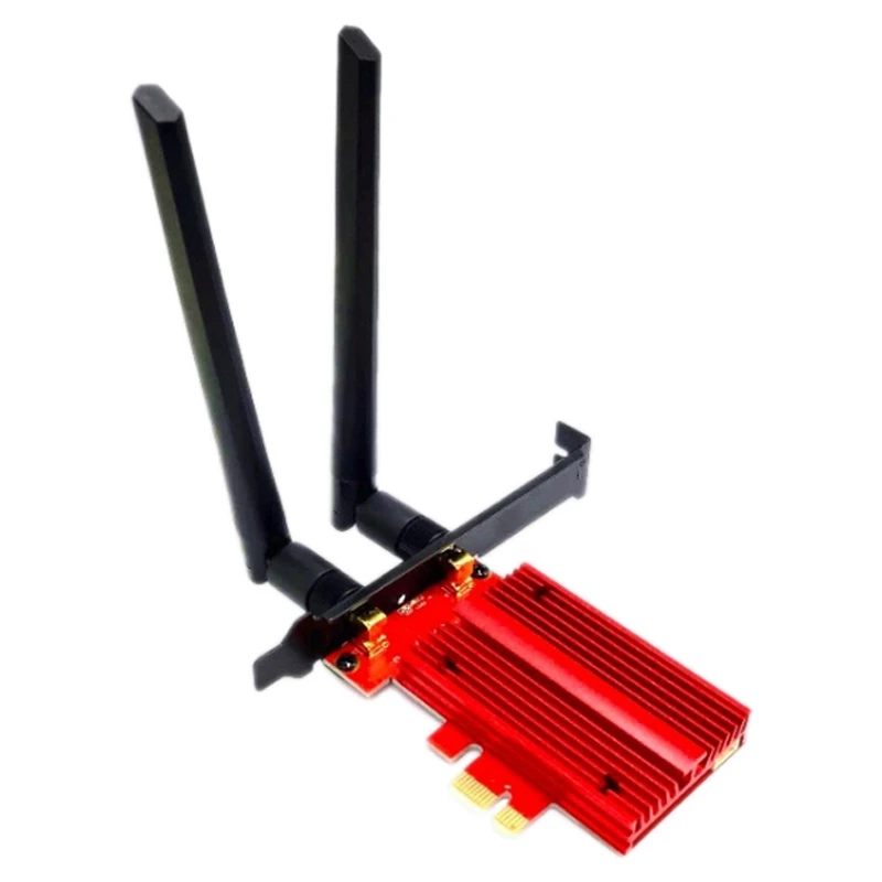 

Беспроводная сетевая карта 3000M, беспроводная Wi-Fi сетевая карта PCI-E интерфейс 2,4G/5,8 GHz AX200 для компьютерных игр