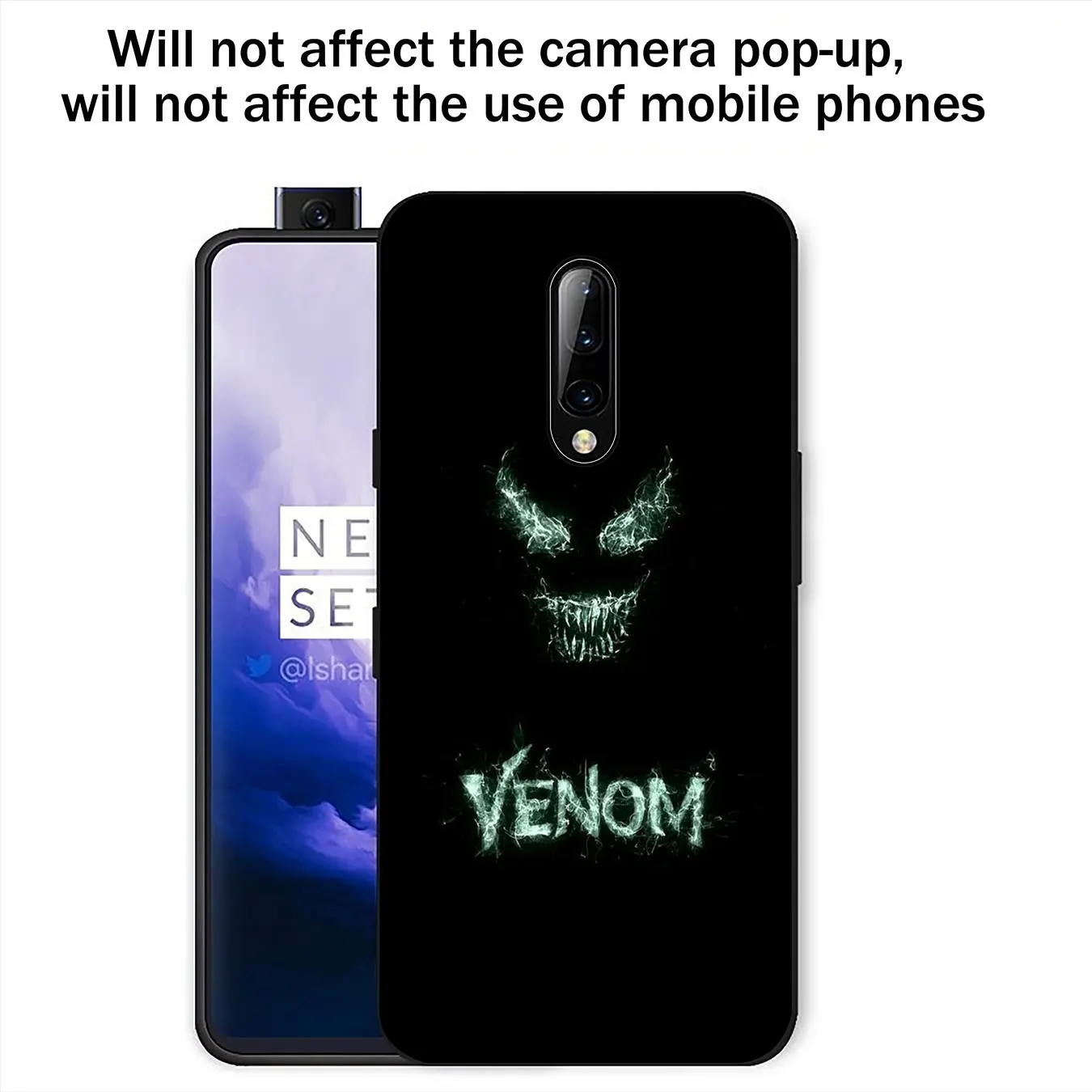 IYICAO чудо-яд Мягкий силиконовый чехол для телефона Oneplus 7 Pro 6 6T 5 5T TPU черный One Plus |