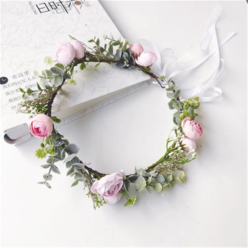 CC свадебная повязка для волос ювелирные изделия на голову с цветком обручальные