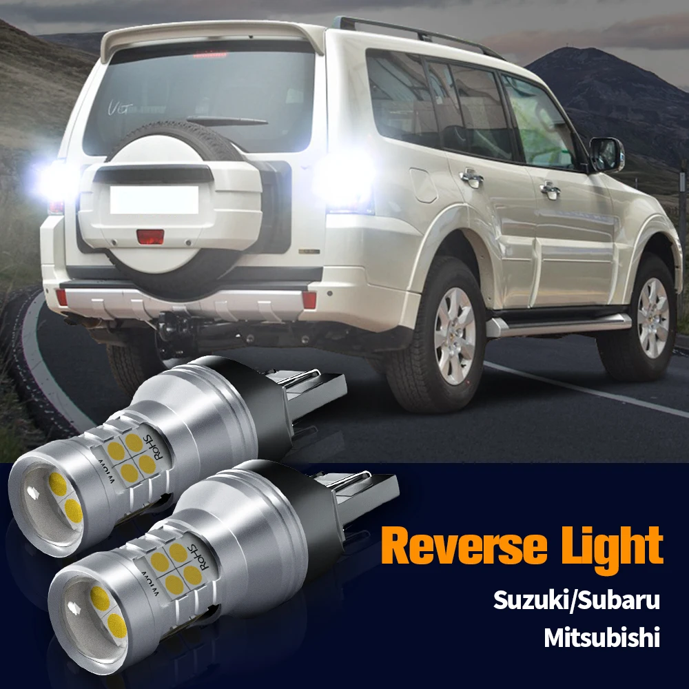 Светодиодный фсветильник заднего хода Canbus W21W 7440 T20 для Suzuki Jimny SX4 Forester Impreza Mitsubishi