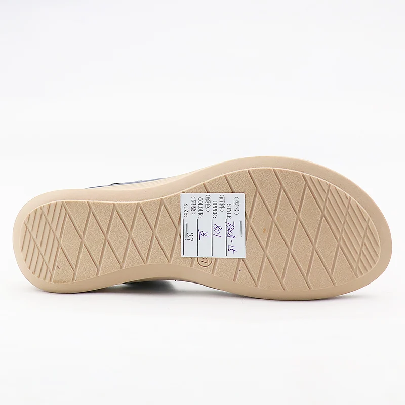 

Beach Shoes Women's Summer Non Slip Ladies Sandals Soft Comfortable Plat Fashion Blue Color 2021 New Sandal