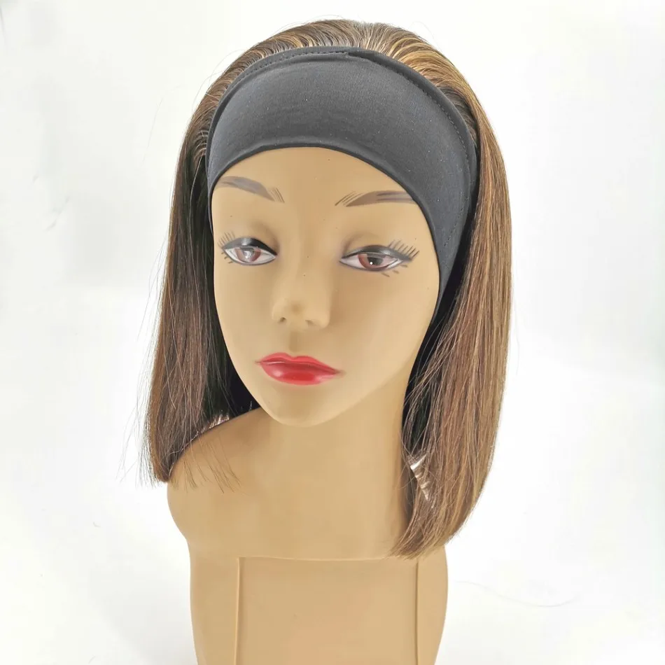Straight Headband Hair Wigs Affordable New Fashion Brazilian Human Extensions For Women
