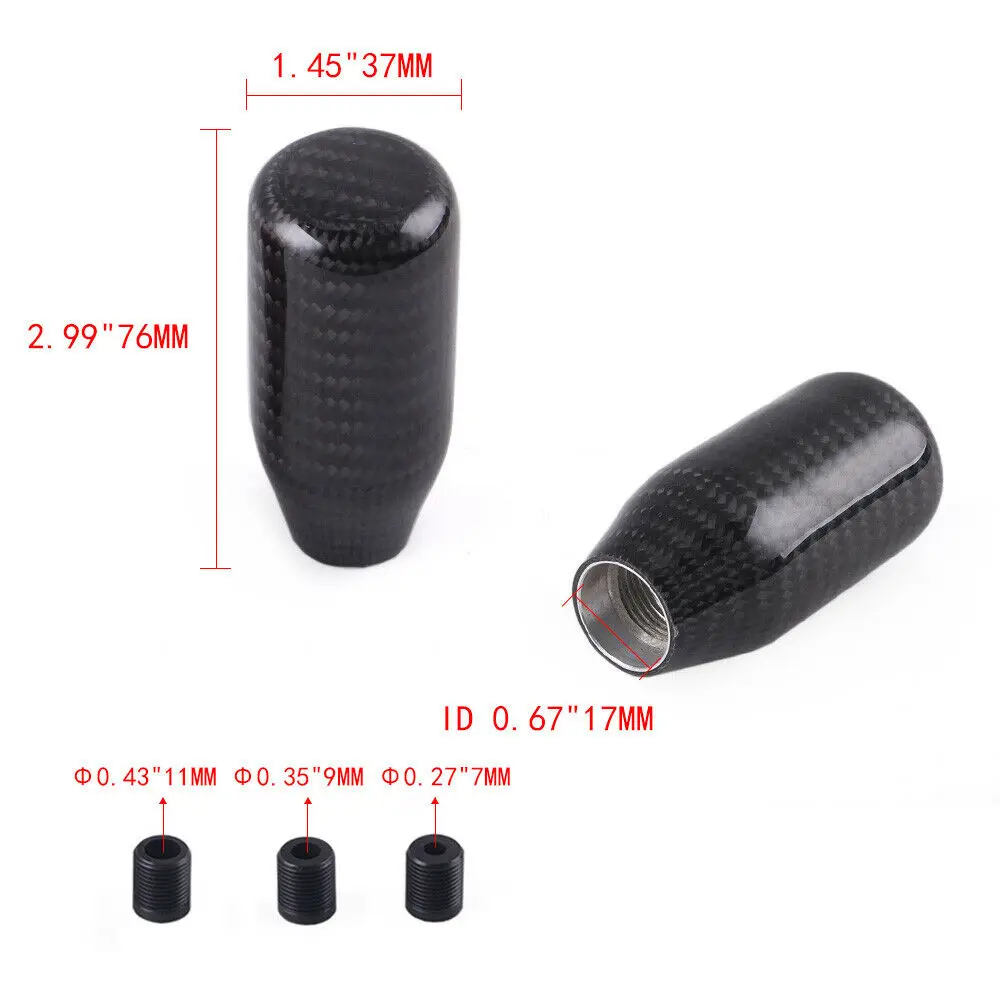 Автомобильная ручка переключения передач из углеродного волокна подходит для