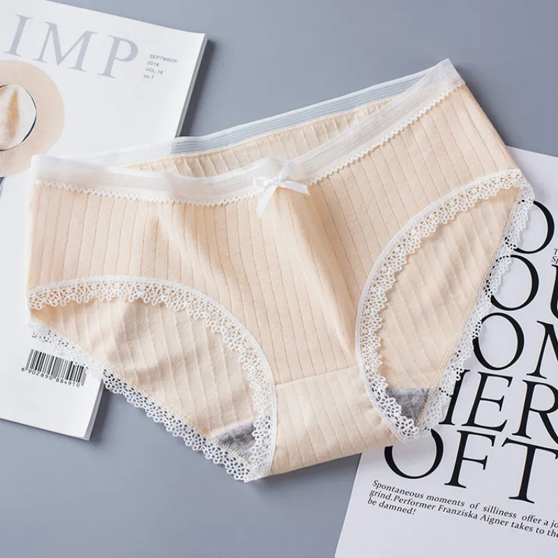 Трусы женские х/б бесшовные 5 шт./лот | Женская одежда