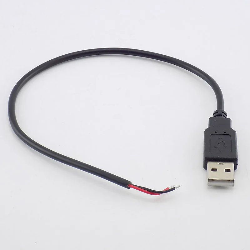 0 3/1/2 м DC 5 В USB 2 Тип A папа 2-контактный кабель питания адаптер Зарядка для умных