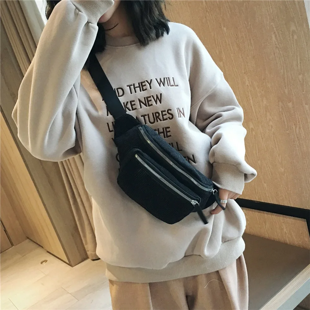 Спортивные дизайнерские холщовые бананки для женщин модная уличная нагрудная