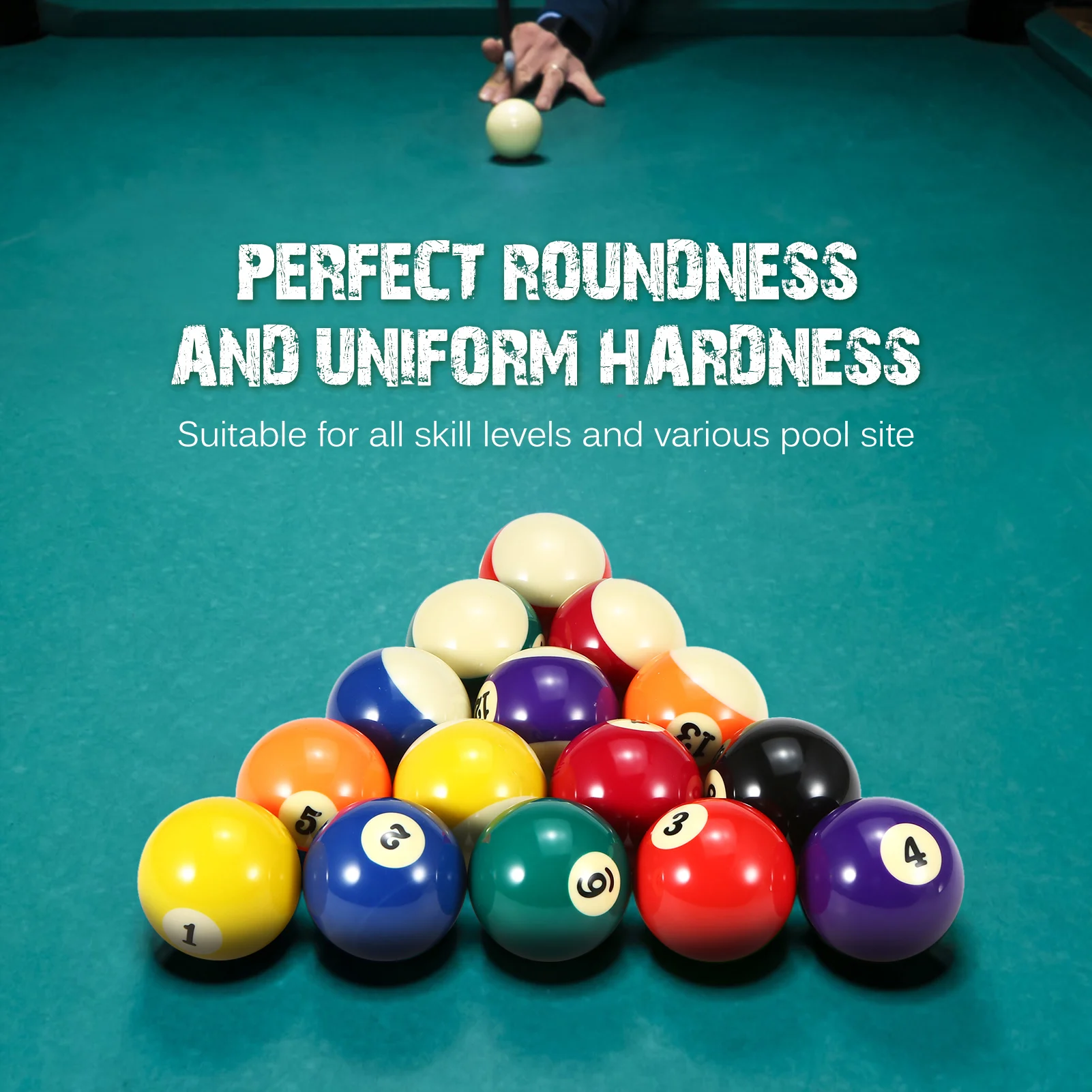 

57,2 мм/52,5 мм бильярдные шары 16 шт Набор американский стандарт бильярдный мяч набор прочный синтетический каучук бассейн развлекательный мяч