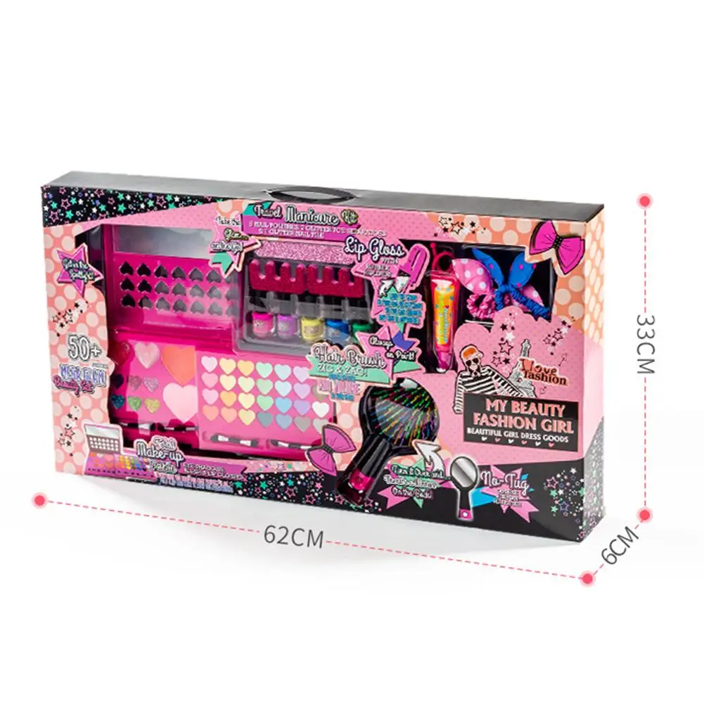 Набор для макияжа девочек детский макияж игрушка ролевых игр безопасная