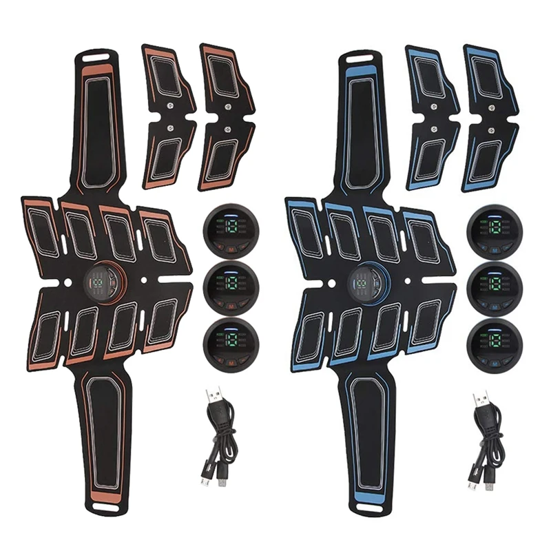 

Abs Stimulating Belt Muscle Toner Abdominal Toning Belt for Body Electrical Muscle Abs Stimulator At Home Office