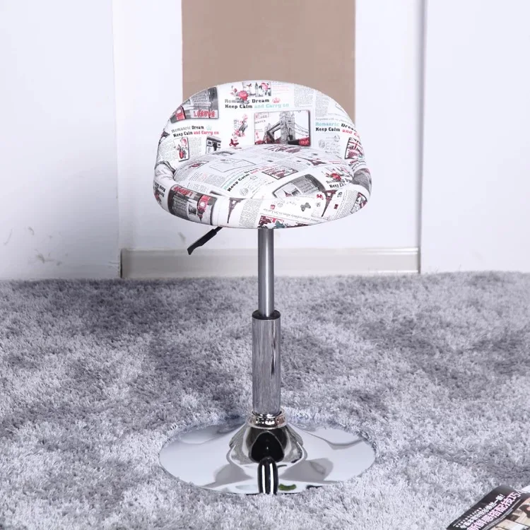 Простой барный стул может быть поднят и опущен вращающаяся стойка модный высокий