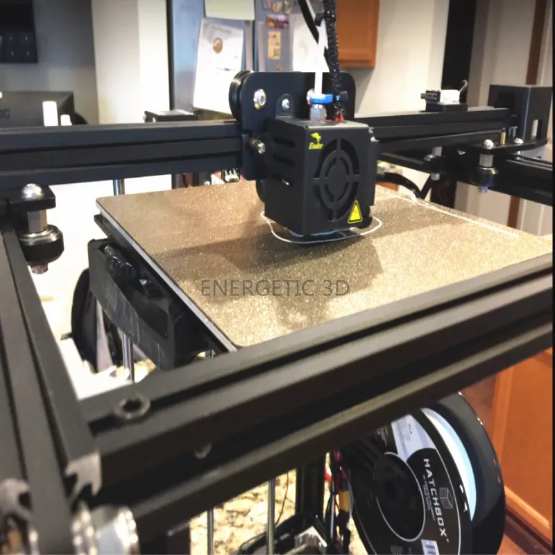 ENERGETIC Double Side Powder Coated Ultem (PEI) Textured/Smooth Build Plate 235x235 for Ender Tevo Ultimaker Wanhao 3D Printers |
