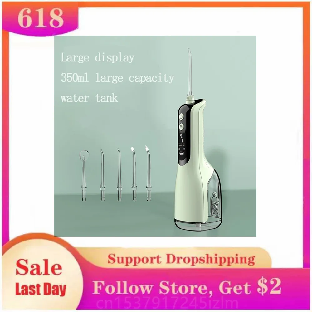 

Смарт-Ирригатор для полости рта с пятью передач, чтобы регулировать аппарата для снятия зубного камня Teeh очиститель USB Портативный водяной ...