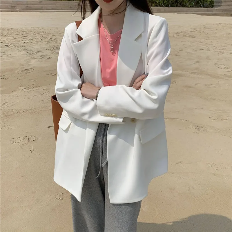 

Internet Celebrity Fried Street Suit Jacket for Women 2021 New Korean Style Small Design Sense Niche Casual Suit Jacket Fashion