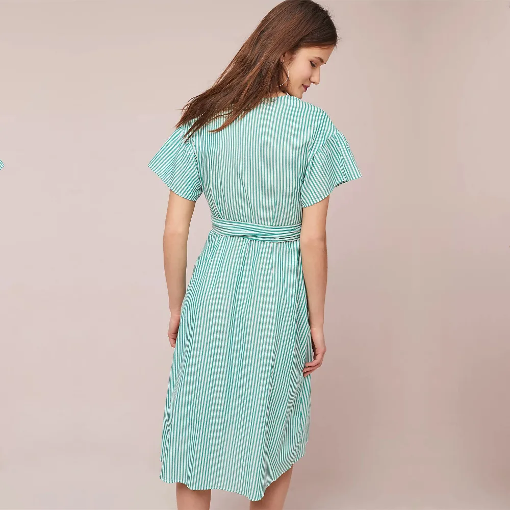 2021 полосатый Плавание пляжный костюм накидка Пляжная туника саронг Robe de пляжная