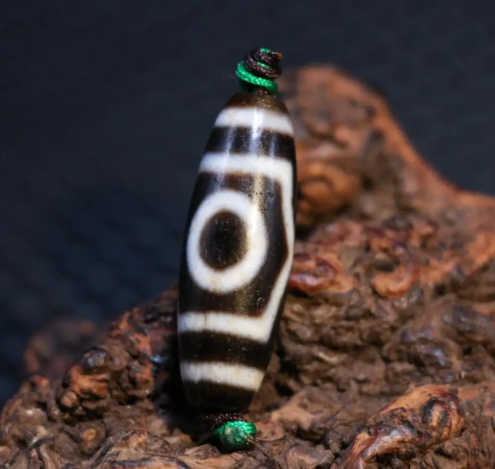 AL Treasure Magic Power Тибетский Старый Агат 3 глаза Тотем богатства бусины дзи Амулет