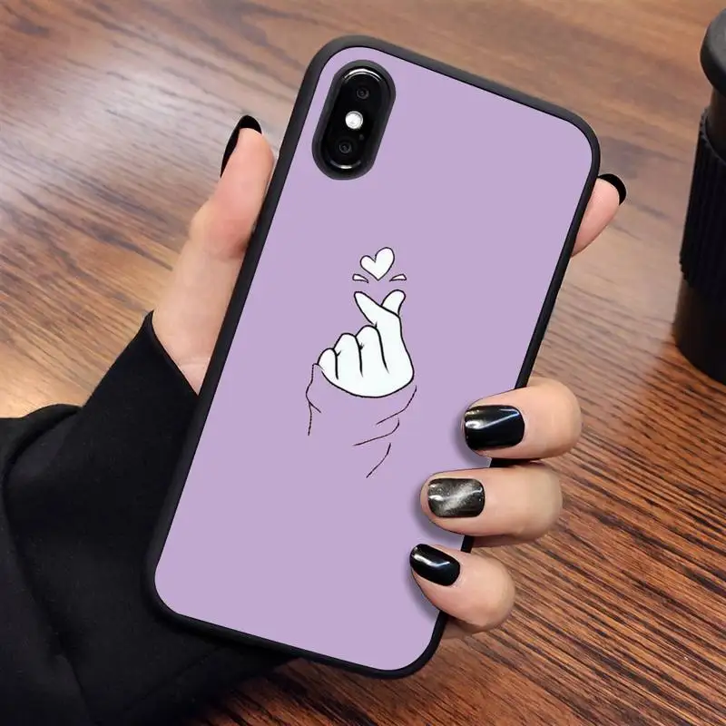 

Electroplated love heart Phone Case For iPhone 5 5s se 6 6s 6spluse 7 7plus 8 x xr xs 11 12 Cover Fundas Coque