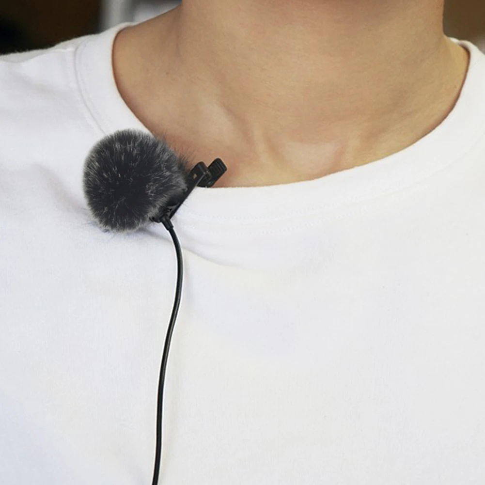 Универсальный микрофон Lavalier пушистый отворотом для ветрового стекла|Аксессуары