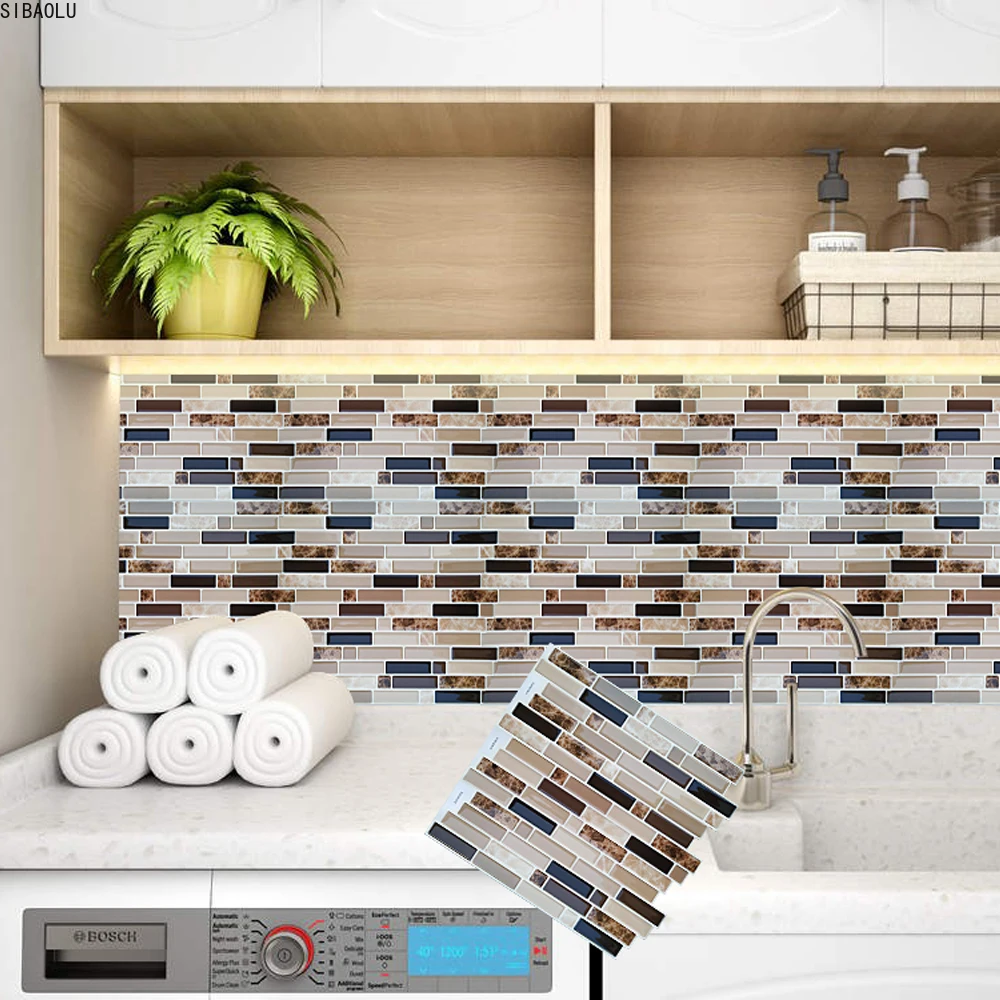 Домашний декор кожуру и водонепроницаемой кухни Мрамор виниловая самоклеящаяся