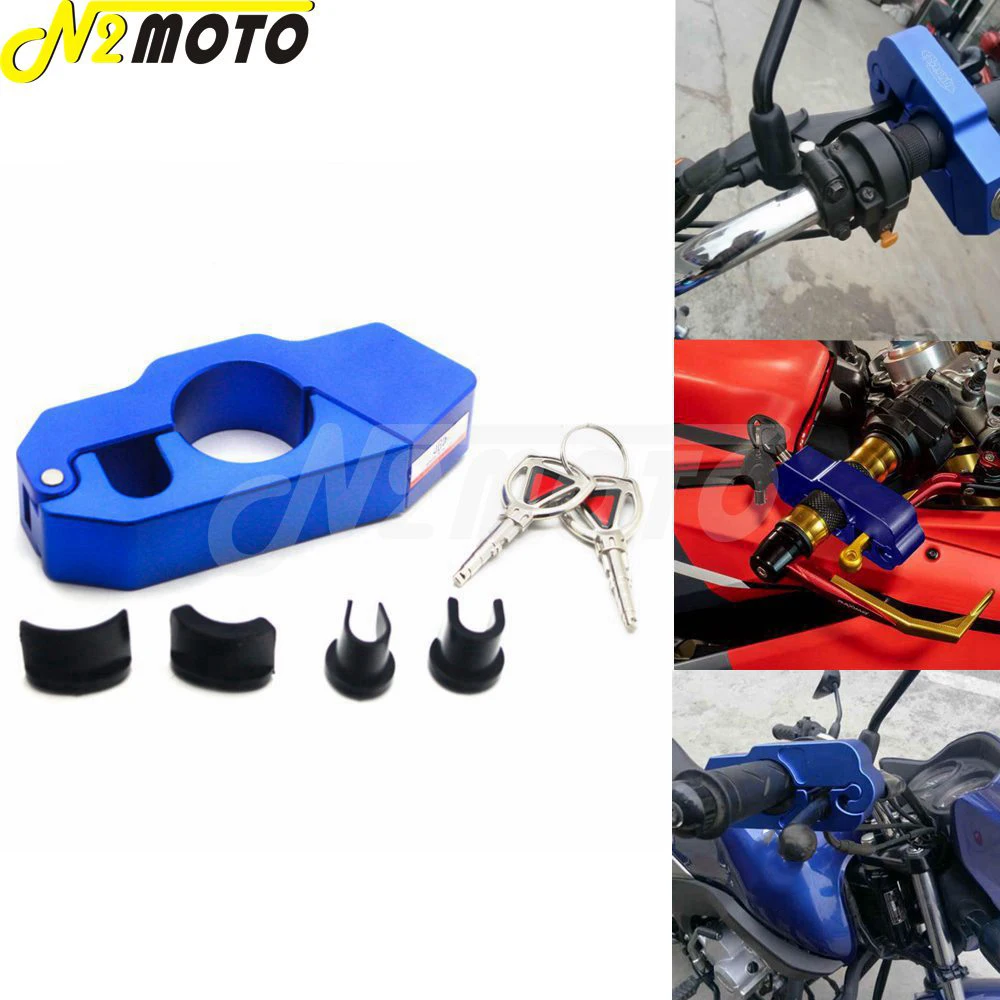 1 5 ''алюминиевый Мотоцикл Противоугонная безопасность замок на руль ручка для