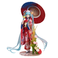 10 24cm bandai hatsune miku hand made miku kimono snow sakura butterfly princess peripheral model decoration doll dolls movable