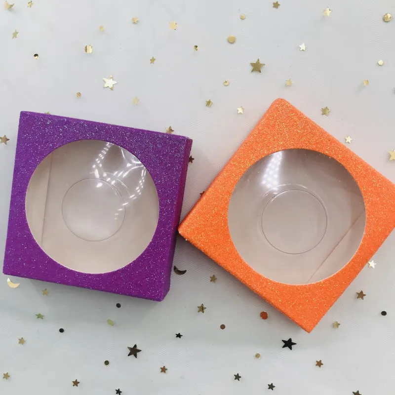 3D коробки для ресниц квадратная коробка цветная посылка индивидуальный логотип