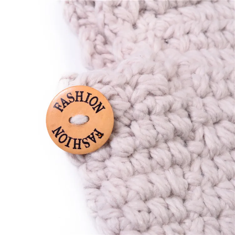 Manual Knitting Girls Keep Warm Coarse Wool Hat Cartoon Seven kinds Fox Weave Hat Kitty Squirrel Little Bear Rabbit Cloak Hat