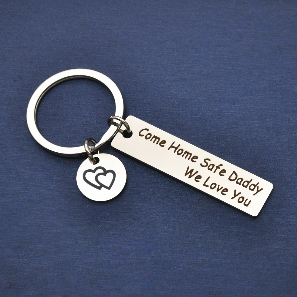 Приходят домашний сейф папа мы любим вас брелки для ключей из нержавеющей стали