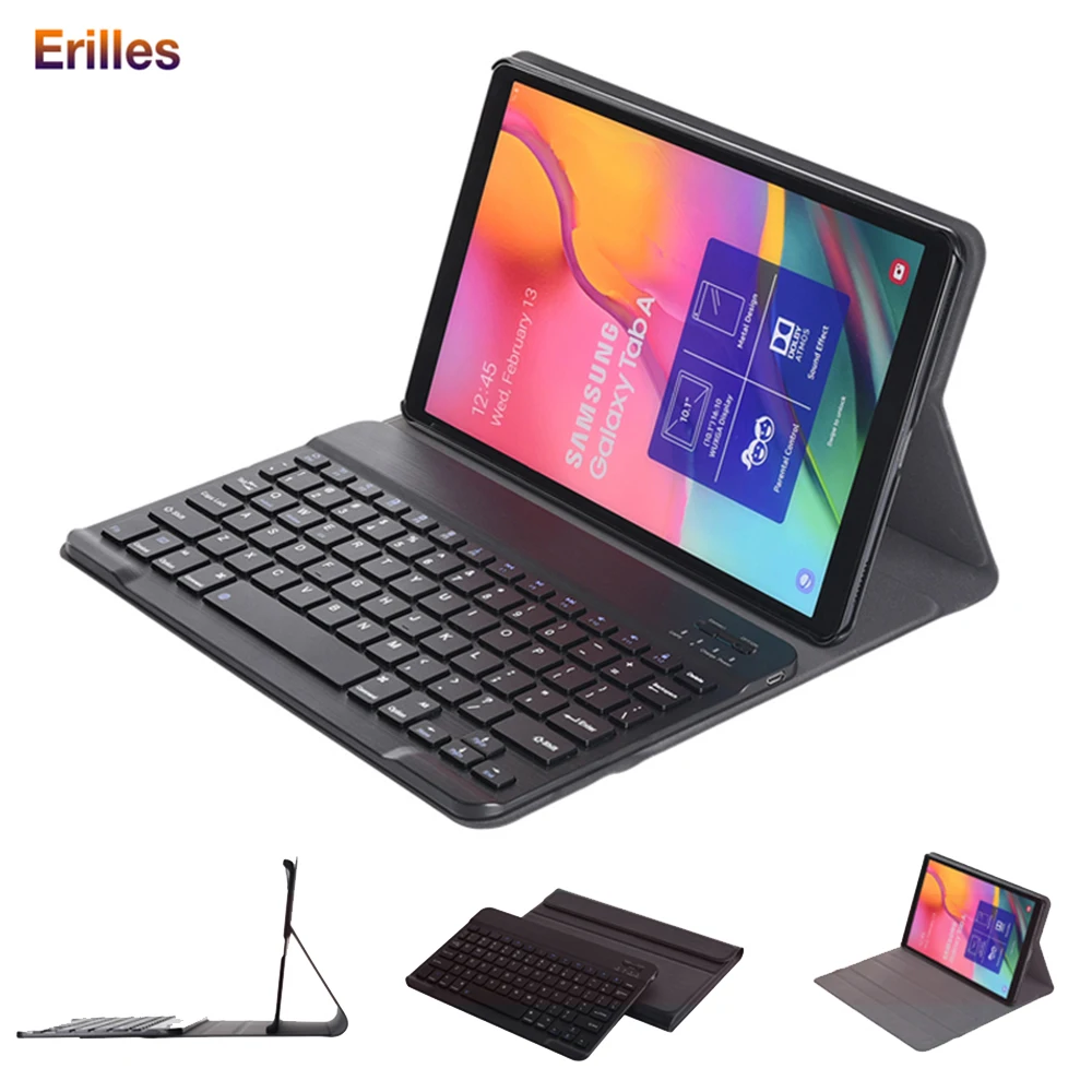 Чехол с клавиатурой Bluetooth для Samsung Galaxy Tab A 10 1 чехол беспроводной защитный планшета