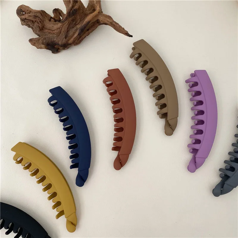 

Summer Hair Accessories Banana Hair Clip For Lady Environmental Hair Claw Tines Crab For Hair Twist Hair Pin For Girls