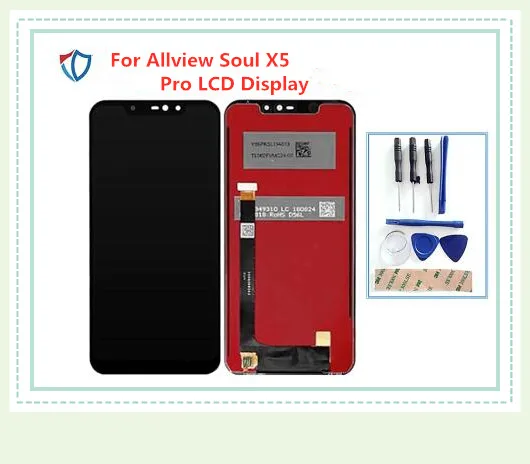 Качество 6 2 дюйма для Allview Soul X5 Pro ЖК дисплей с сенсорным экраном дигитайзер стекло