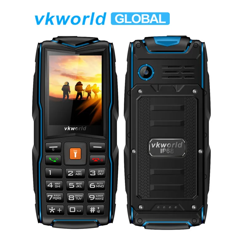 Оригинальный VKworld новый камень V3 Клавиатура Телефон IP68 водонепроницаемый