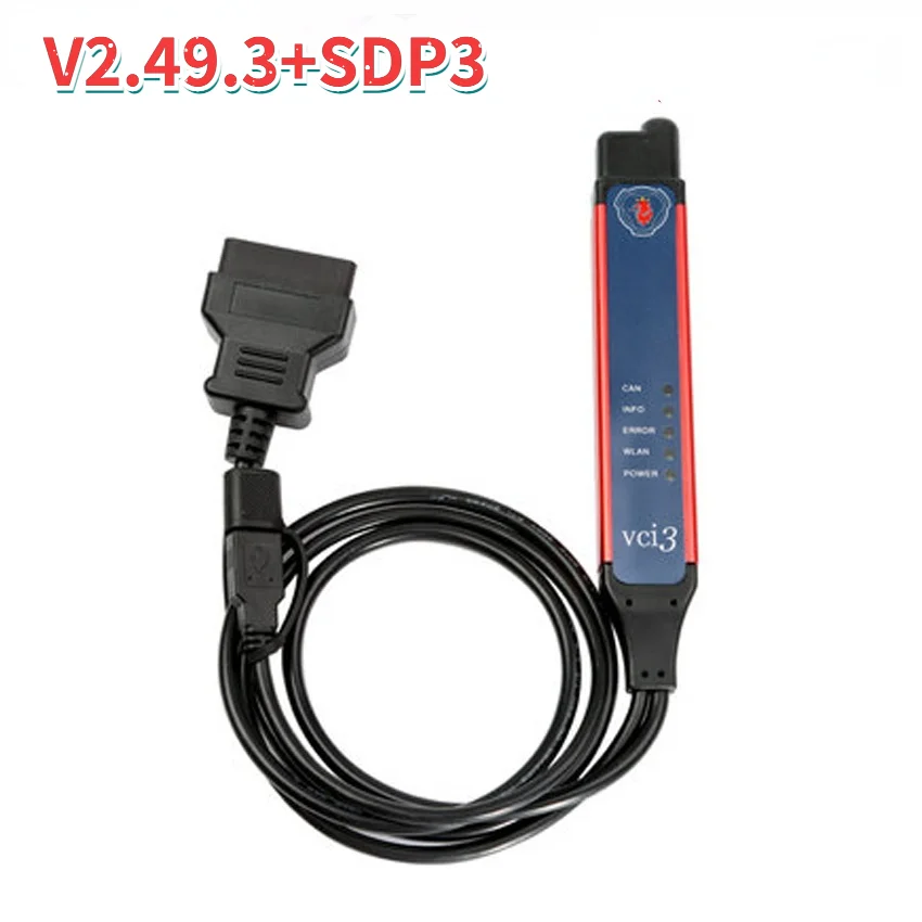 

Latest SDP3 V2.43 Scanner VCI-3 VCI3 with Wifi Wireless Engines Diagnostic Tool for Scania Trucks Buses Provide Full Maintenance