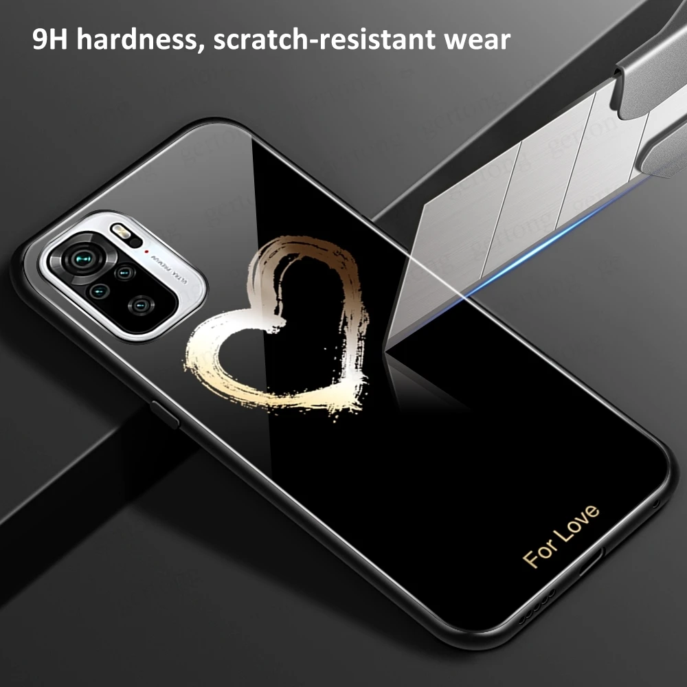 

Tempered Glass Case For Xiaomi Redmi Note 10 Pro Note 10s Note 10 4G 5G Cover Shockproof Covers For Redmi Note 10 Pro Max Funda