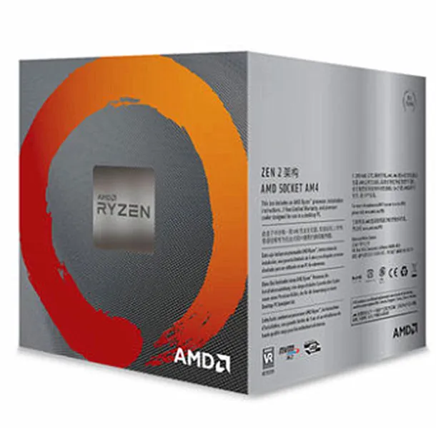 AMD Ryzen 5 3600X R5 3600X3,8 GHz seis nucleos 12 hilos 7NM 95W L3 = 32M cpu procesador Socket AM4 con ventilador