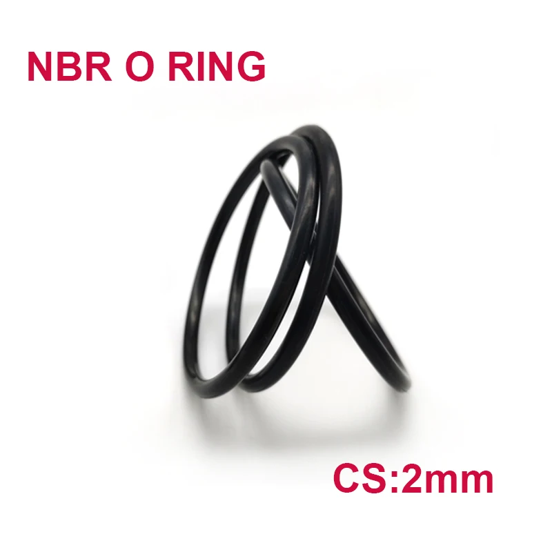 

Rubber O Rings NBR Small Rubber O-Ring O ring Sealing Ring Gasket Washer Oil Seal CS 2mm