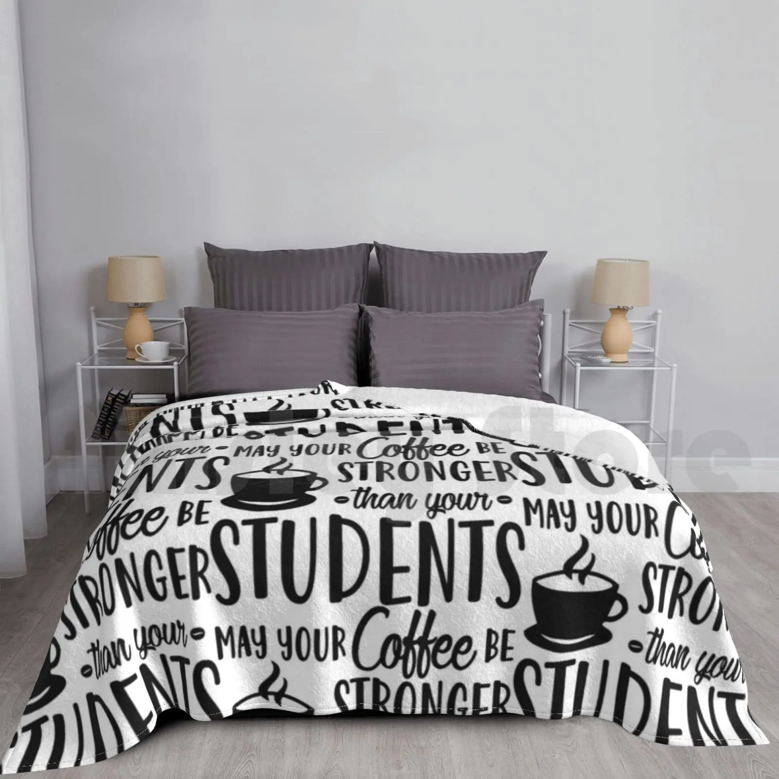 Одеяло может ваш кофе быть сильнее чем ваши студенты 3129 учитель учить английский