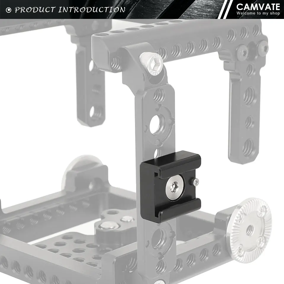 3/8"-16 Shoe Mount Adapter With ARRI Locating Pins & ARRI-Anti-Twist Mount For V